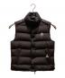 MONCLER（モンクレール）の古着「シェバル ダウンベスト」｜ブラウン