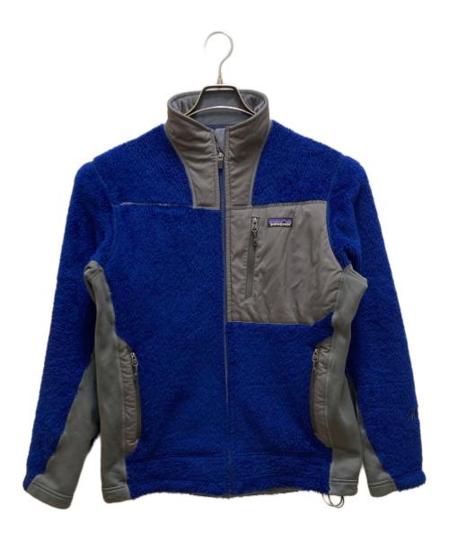 Patagonia（パタゴニア）Patagonia (パタゴニア) R1フリースジャケット ブルー×グレー サイズ:mの古着・服飾アイテム