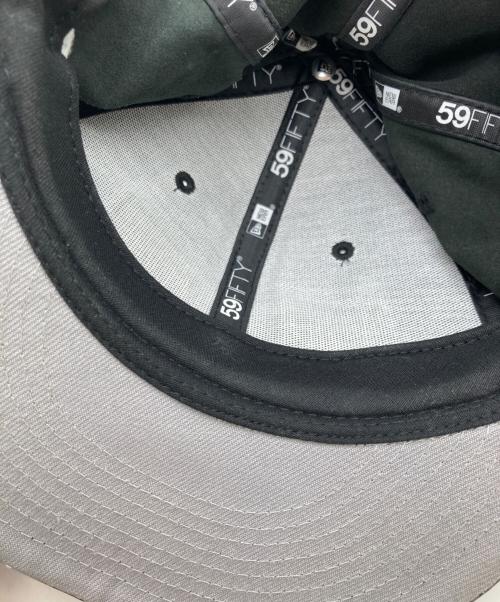 SUPREME（シュプリーム）SUPREME (シュプリーム) New Era (ニューエラ) ラムレザーイヤーフラップ ボックスロゴキャップ ブラック サイズ:7 3/8の古着・服飾アイテム