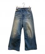 SURT×BIG JOHNサート×ビッグジョン）の古着「コラボ マニッシュ バギーデニムパンツ」｜インディゴ