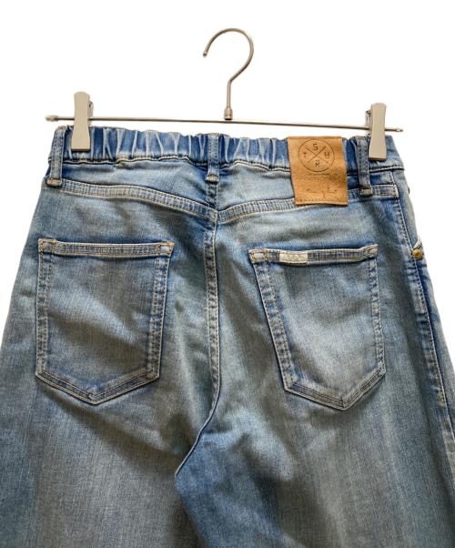 SURT（サート）SURT (サート) BIG JOHN (ビッグジョン) コラボ マニッシュ バギーデニムパンツ インディゴ サイズ:XSの古着・服飾アイテム