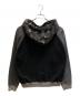 A BATHING APE (アベイシングエイプ) サルカモ柄ダブルジップパーカー ブラック サイズ:m：15000円