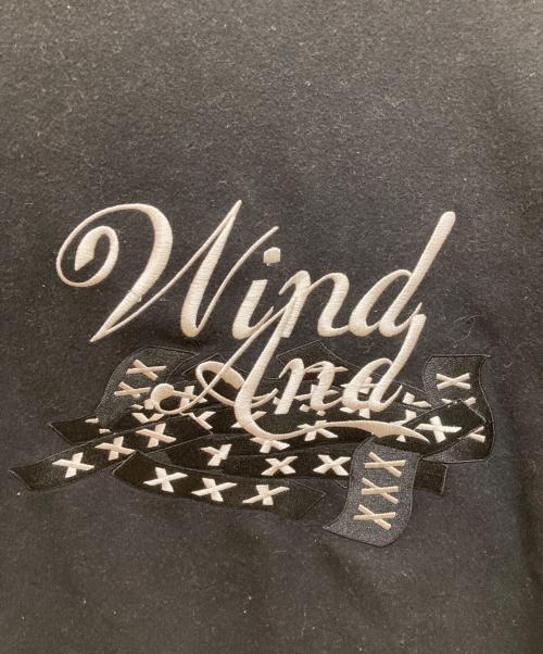 GOD SELECTION XXX（ゴッド セレクション トリプルエックス）GOD SELECTION XXX (ゴッド セレクション トリプルエックス) WIND AND SEA (ウィンダンシー) コラボカウレザースリーブスタジャン ブラック サイズ:XLの古着・服飾アイテム