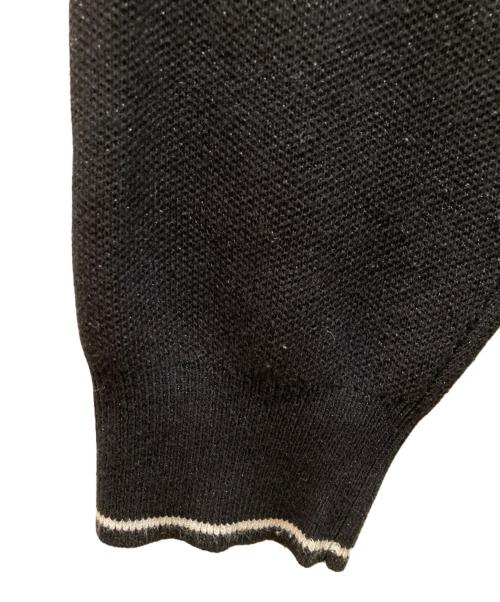 DAIRIKU（ダイリク）DAIRIKU (ダイリク) ラメサッカーユニフォームプルオーバーニット ブラック サイズ:mの古着・服飾アイテム