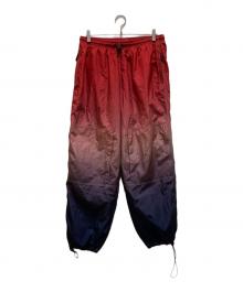 NIKE×SUPREME（ナイキ×シュプリーム）の古着「コラボ リップストップナイロントラックパンツ」｜レッド