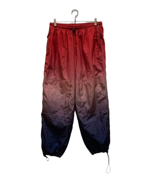 NIKE（ナイキ）NIKE (ナイキ) SUPREME (シュプリーム) コラボ リップストップナイロントラックパンツ レッド サイズ:XLの古着・服飾アイテム