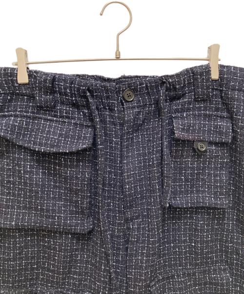 DAIRIKU（ダイリク）DAIRIKU (ダイリク) ツイードポケットカーゴパンツ ネイビー サイズ:29(M)の古着・服飾アイテム