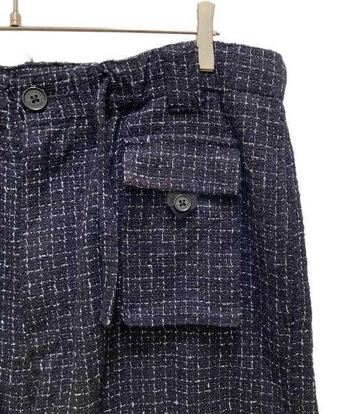 DAIRIKU（ダイリク）DAIRIKU (ダイリク) ツイードポケットカーゴパンツ ネイビー サイズ:29(M)の古着・服飾アイテム