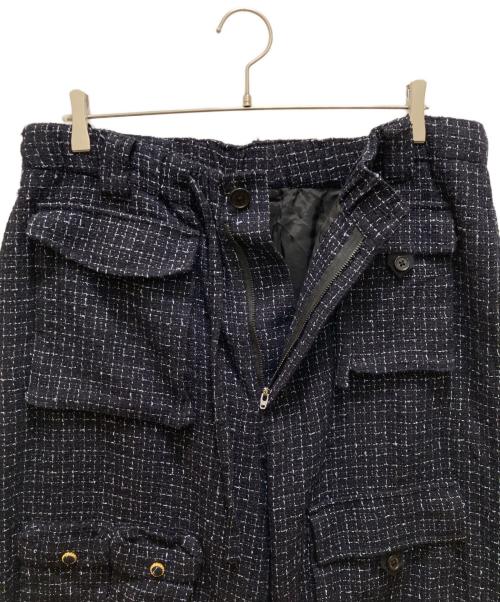 DAIRIKU（ダイリク）DAIRIKU (ダイリク) ツイードポケットカーゴパンツ ネイビー サイズ:29(M)の古着・服飾アイテム