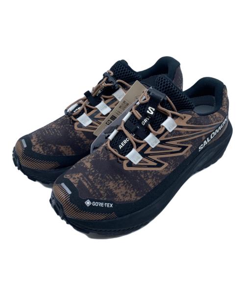 SALOMON（サロモン）SALOMON (サロモン) エアロ フロー グラベル ゴアテックス ブラック×ブラウン サイズ:26.5 未使用品の古着・服飾アイテム