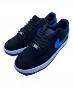NIKE SB×INSTANT SKATEBOARDSナイキエスビー）の古着「エアフォース1 ロー SE "ブラック/ゲームロイヤル/ホワイト" (ロゴあり)」｜ブラック×ブルー