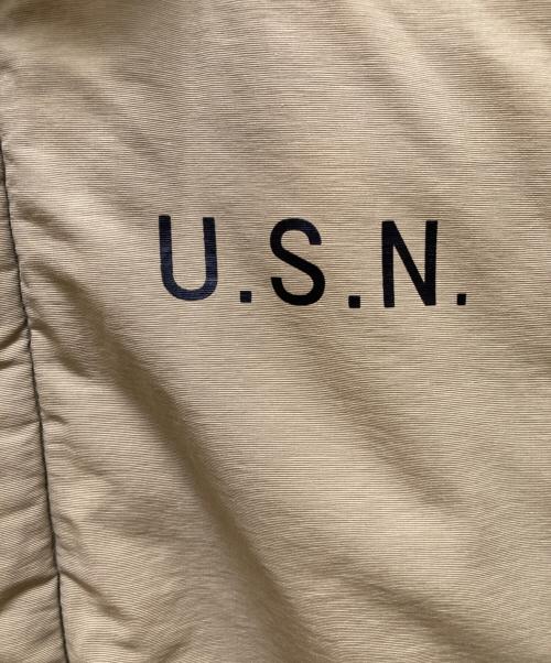 HOUSTON（ヒューストン）HOUSTON (ヒューストン) N1 ダウンデッキジャケット グリーン サイズ:Lの古着・服飾アイテム