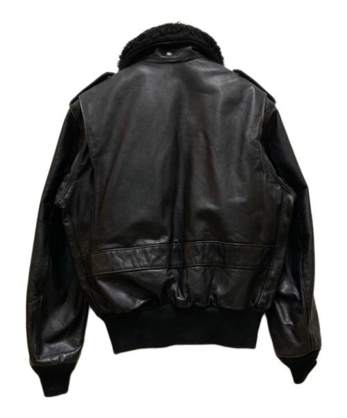 Schott（ショット）Schott (ショット) ライナー付 A-2 レザーフライトジャケット ブラック サイズ:42の古着・服飾アイテム