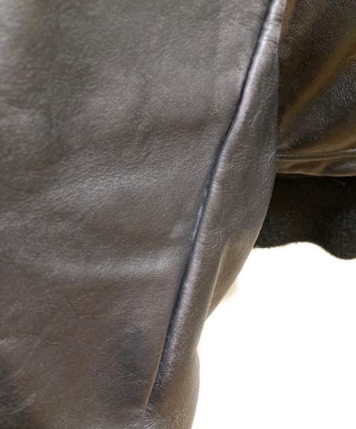 Schott（ショット）Schott (ショット) ライナー付 A-2 レザーフライトジャケット ブラック サイズ:42の古着・服飾アイテム