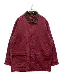 Eddie Bauer（エディーバウアー）の古着「ハンティングジャケット」｜レッド