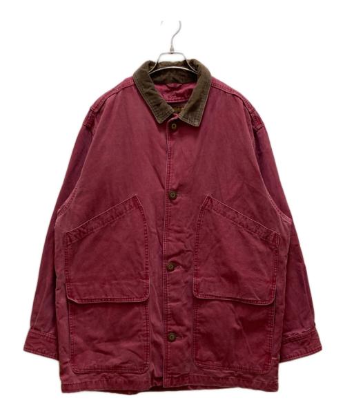 Eddie Bauer（エディーバウアー）Eddie Bauer (エディーバウアー) ハンティングジャケット レッド サイズ:Ｍの古着・服飾アイテム