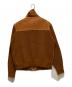 J.C.PENNY (ジェーシーペニー) ヴィンテージスエード切替ニットジャケット ブラウン サイズ:XL：15000円