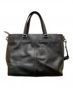 COACHコーチ）の古着「レキシントン レザー ビジネス トート」｜ブラック