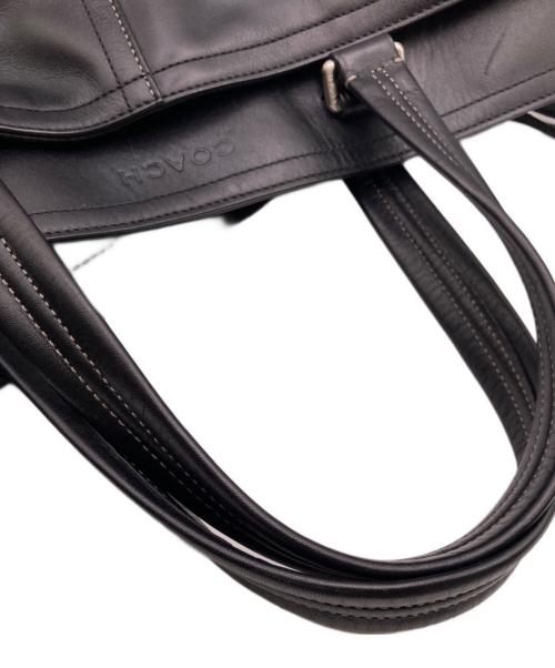 COACH（コーチ）COACH (コーチ) レキシントン レザー ビジネス トート ブラックの古着・服飾アイテム