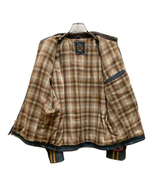 Schott（ショット）Schott (ショット) クラシックレーサーワッペンライダース グリーン サイズ:Ｍの古着・服飾アイテム