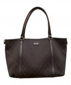 GUCCIグッチ）の古着「GGキャンバス トートバッグ」｜ブラウン