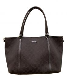 GUCCI（グッチ）の古着「GGキャンバス トートバッグ」｜ブラウン