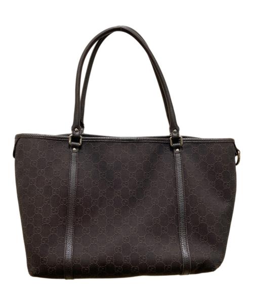 GUCCI（グッチ）GUCCI (グッチ) GGキャンバス トートバッグ ブラウンの古着・服飾アイテム