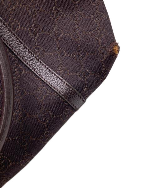 GUCCI（グッチ）GUCCI (グッチ) GGキャンバス トートバッグ ブラウンの古着・服飾アイテム