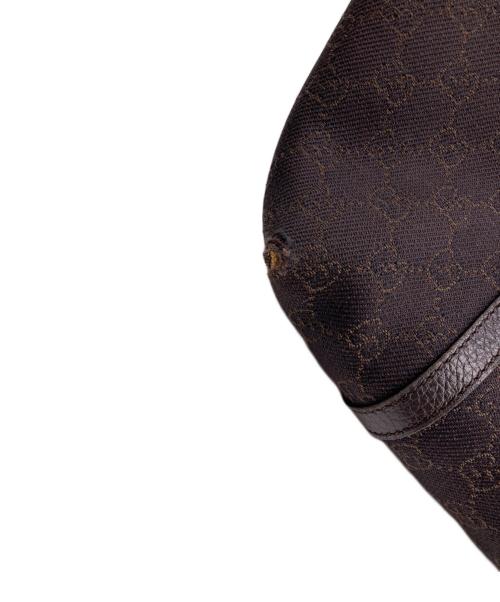 GUCCI（グッチ）GUCCI (グッチ) GGキャンバス トートバッグ ブラウンの古着・服飾アイテム