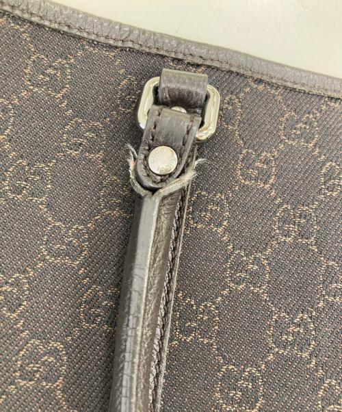 GUCCI（グッチ）GUCCI (グッチ) GGキャンバス トートバッグ ブラウンの古着・服飾アイテム