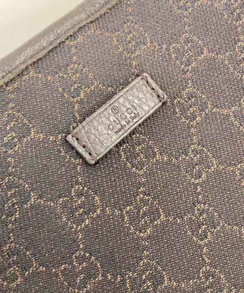 GUCCI（グッチ）GUCCI (グッチ) GGキャンバス トートバッグ ブラウンの古着・服飾アイテム