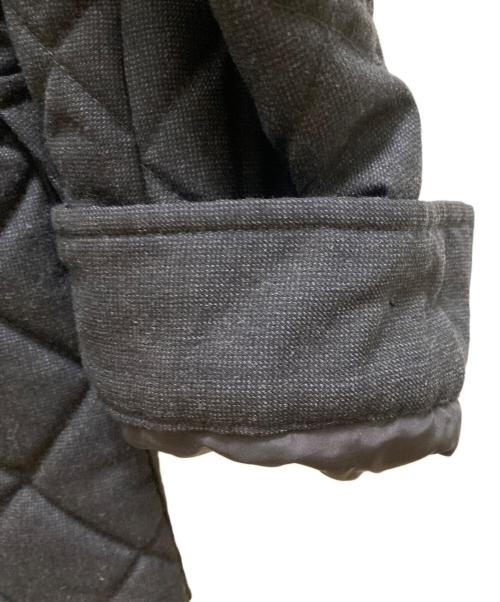 NEWYORKER（ニューヨーカー）NEWYORKER (ニューヨーカー) SOLOTEX ウールキルティングコート グレー サイズ:Ｍの古着・服飾アイテム