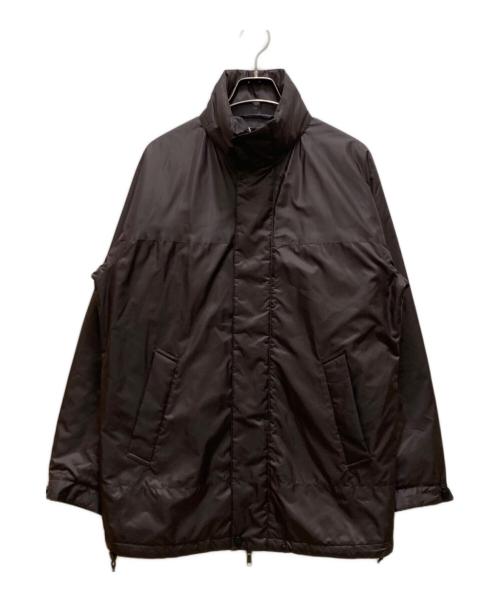 Paul Stuart（ポールスチュアート）Paul Stuart (ポールスチュアート) スタンドカラー中綿ジャケット ブラウン サイズ:48の古着・服飾アイテム