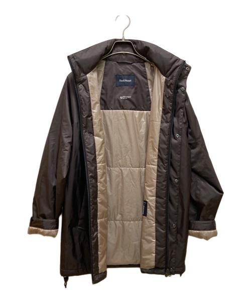 Paul Stuart（ポールスチュアート）Paul Stuart (ポールスチュアート) スタンドカラー中綿ジャケット ブラウン サイズ:48の古着・服飾アイテム