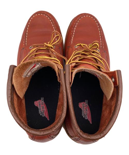 RED WING（レッドウィング）RED WING (レッドウィング) 6インチ クラシックモック ブラウン サイズ:US 9 1/2の古着・服飾アイテム