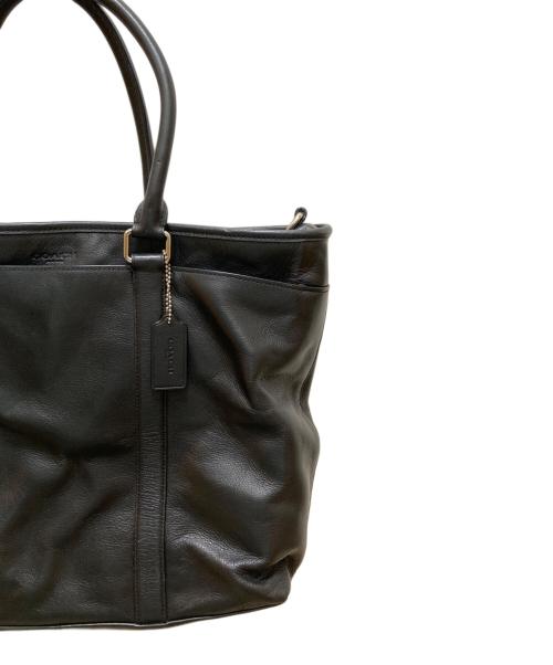 COACH（コーチ）COACH (コーチ) メトロポリタン レザートートバッグ ブラックの古着・服飾アイテム