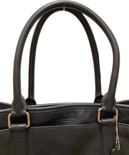 COACH（コーチ）COACH (コーチ) メトロポリタン レザートートバッグ ブラックの古着・服飾アイテム