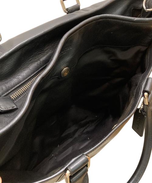 COACH（コーチ）COACH (コーチ) メトロポリタン レザートートバッグ ブラックの古着・服飾アイテム