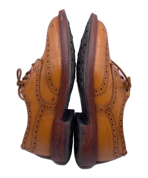 Tricker's（トリッカーズ）Tricker's (トリッカーズ) バートン ウィングチップシューズ ベージュ サイズ:7-5の古着・服飾アイテム
