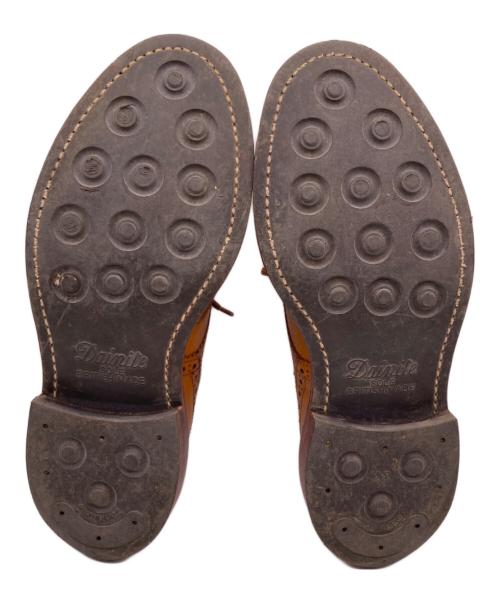 Tricker's（トリッカーズ）Tricker's (トリッカーズ) バートン ウィングチップシューズ ベージュ サイズ:7-5の古着・服飾アイテム