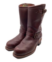 CHIPPEWA（チペワ）の古着「トゥスチール エンジニアブーツ」｜ブラウン