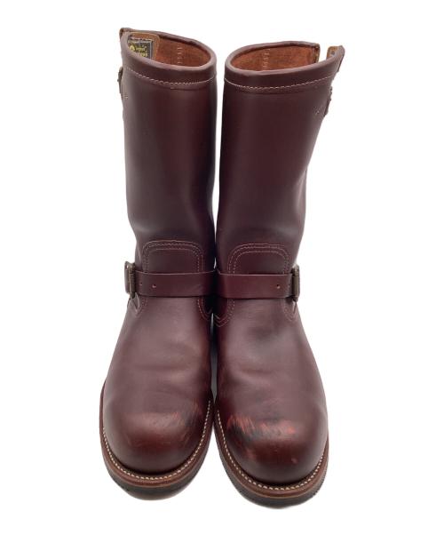 CHIPPEWA（チペワ）CHIPPEWA (チペワ) トゥスチール エンジニアブーツ ブラウン サイズ:9Eの古着・服飾アイテム