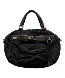 DIESEL（ディーゼル）の古着「LOGOS TOP HANDLE/2WAYショルダーバッグ」｜ブラック