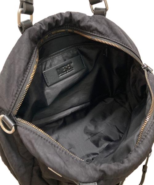 DIESEL（ディーゼル）DIESEL (ディーゼル) LOGOS TOP HANDLE/2WAYショルダーバッグ ブラックの古着・服飾アイテム