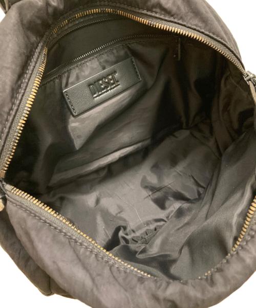DIESEL（ディーゼル）DIESEL (ディーゼル) LOGOS TOP HANDLE/2WAYショルダーバッグ ブラックの古着・服飾アイテム