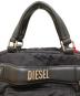 DIESEL (ディーゼル) LOGOS TOP HANDLE/2WAYショルダーバッグ ブラック：15000円