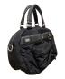 中古・古着 DIESEL (ディーゼル) LOGOS TOP HANDLE/2WAYショルダーバッグ ブラック：15000円
