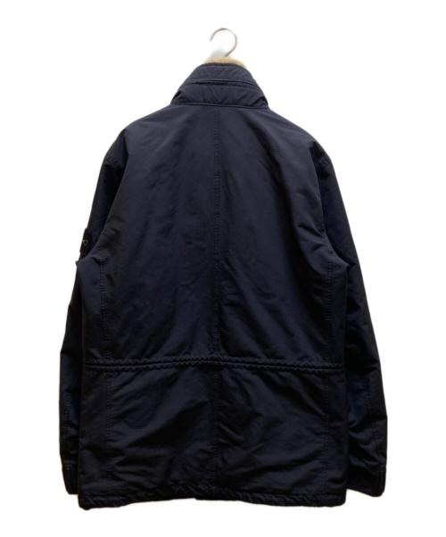 STONE ISLAND（ストーンアイランド）STONE ISLAND (ストーンアイランド) シアリングカラー フィールドジャケット ネイビー サイズ:Ｌの古着・服飾アイテム