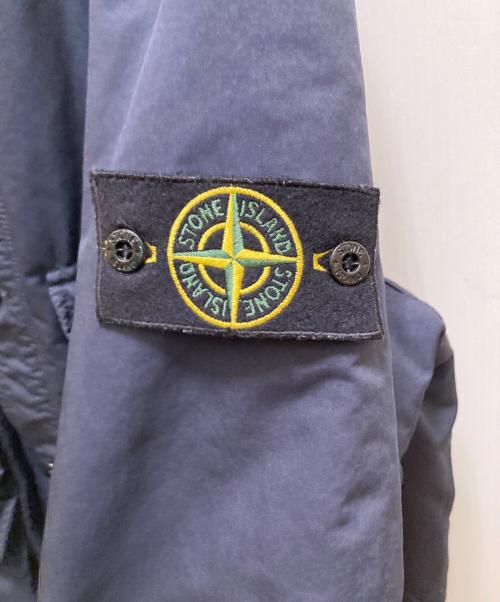 STONE ISLAND（ストーンアイランド）STONE ISLAND (ストーンアイランド) シアリングカラー フィールドジャケット ネイビー サイズ:Ｌの古着・服飾アイテム