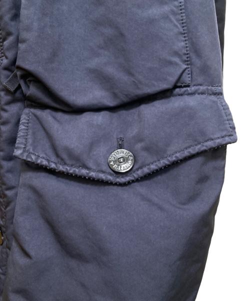 STONE ISLAND（ストーンアイランド）STONE ISLAND (ストーンアイランド) シアリングカラー フィールドジャケット ネイビー サイズ:Ｌの古着・服飾アイテム